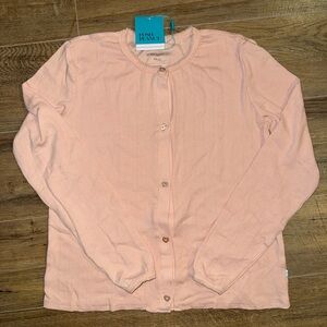 Posh Peanut Heart Button Cardigan